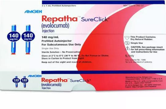 Repatha 降膽固醇新藥